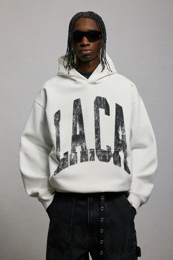 H&M Loose Fit Printed Hoodie