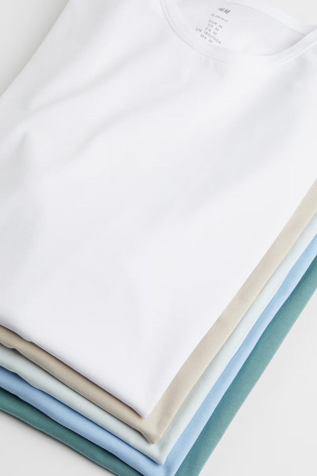 H&M 5-pack Slim Fit T-shirts
