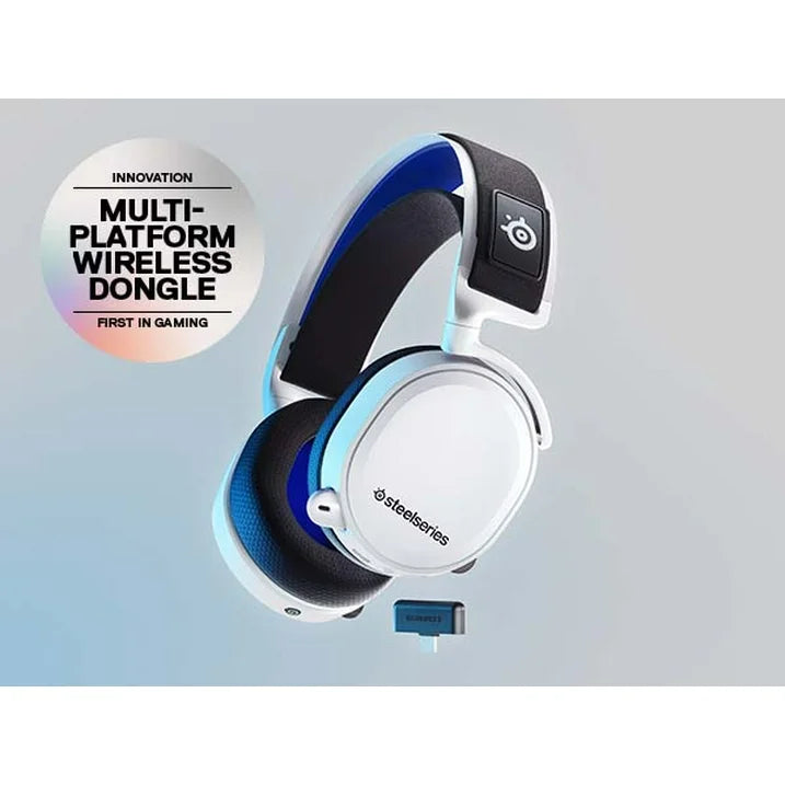 SteelSeries Arctis 7P+ Wireless Gaming Headset, Black, Black