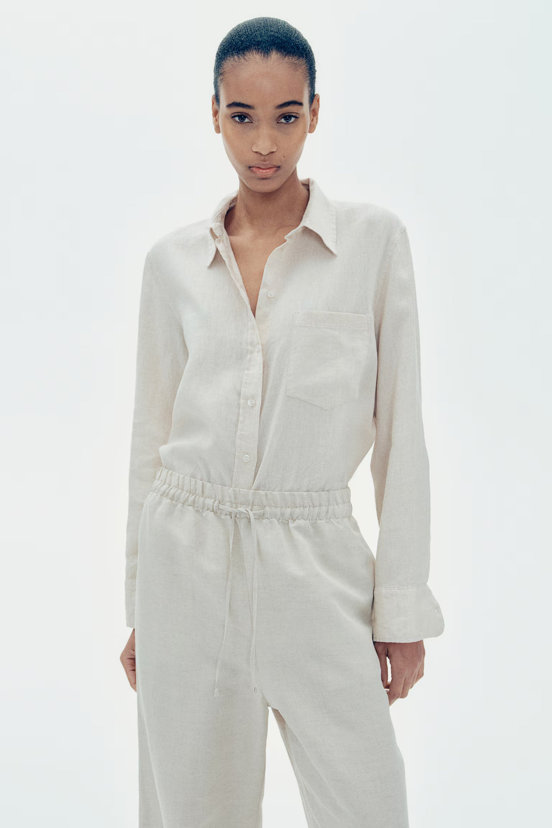 H&M Linen-Blend Pants