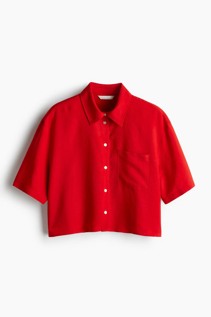 H&M Linen-Blend Shirt