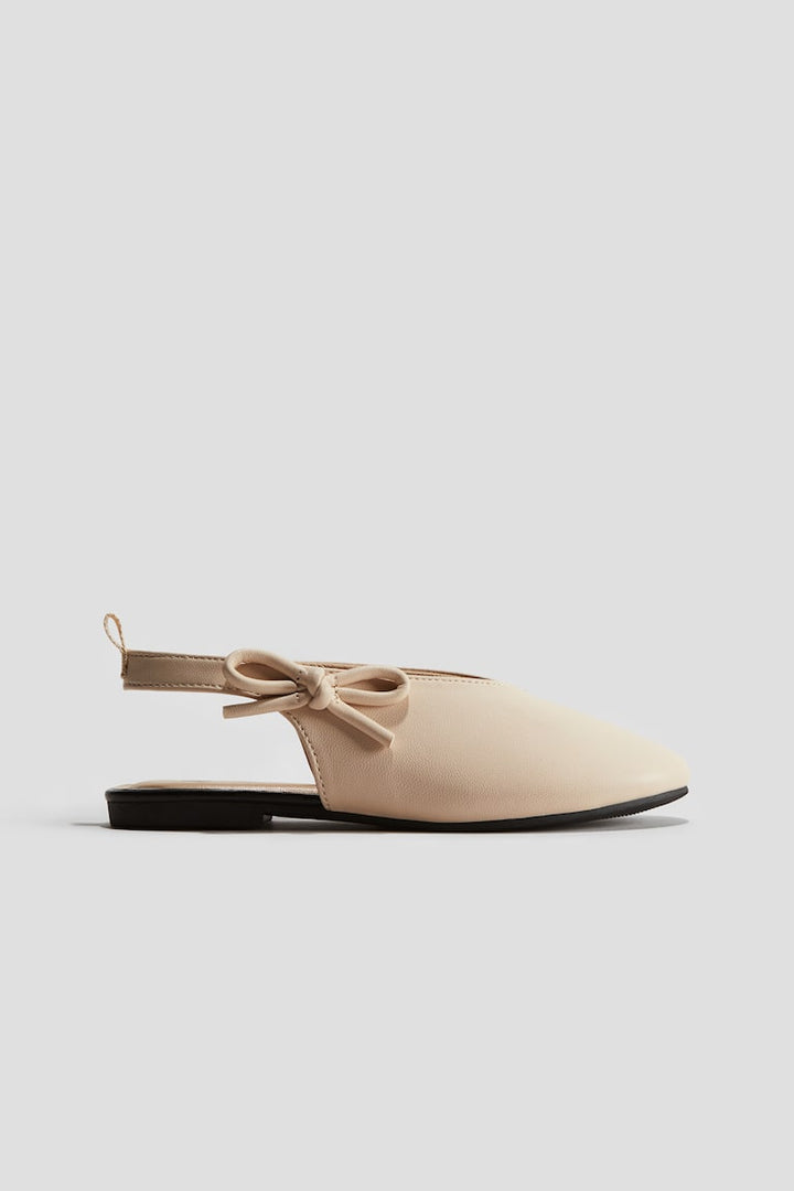 H&M Bow-Detail Slingbacks