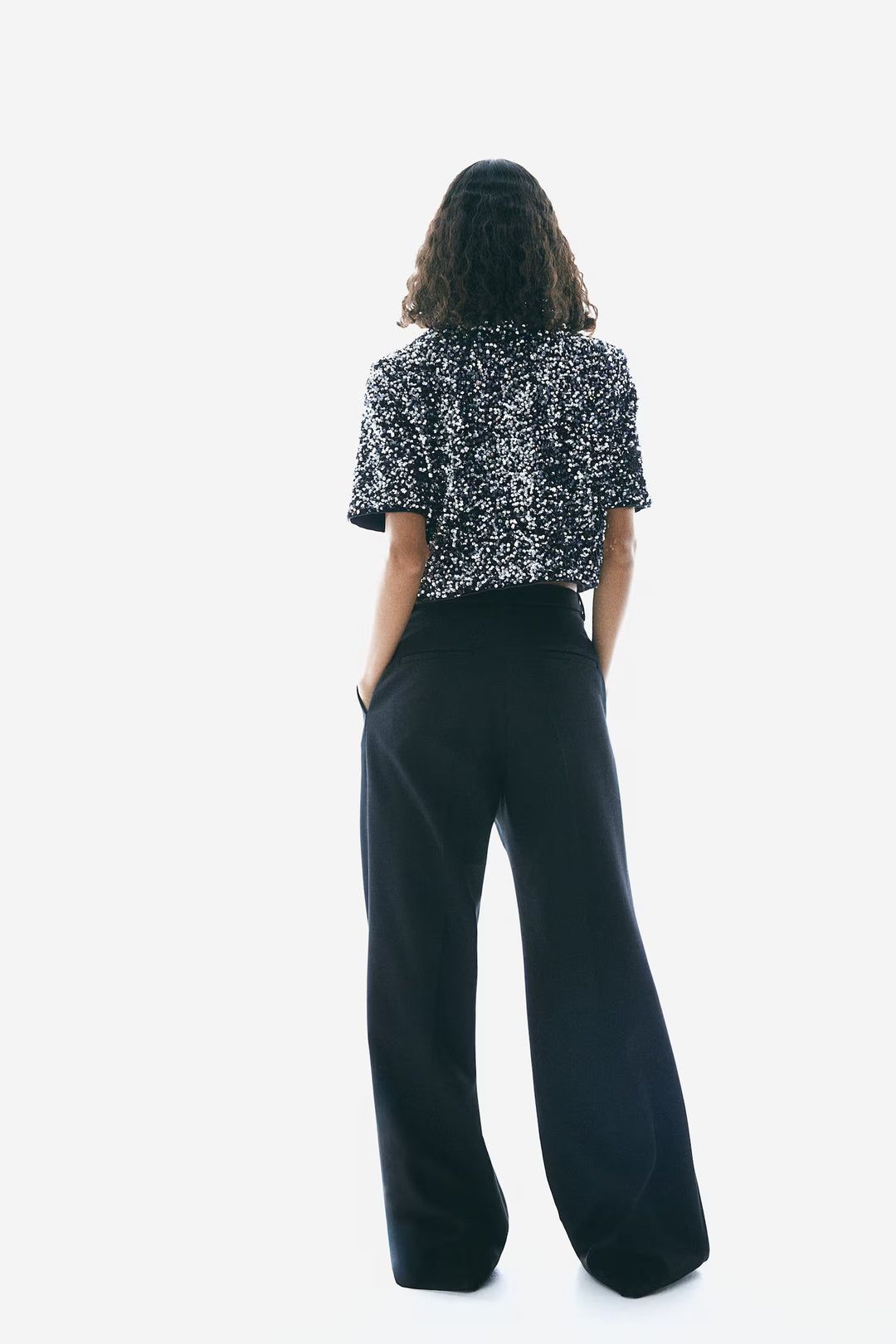H&M Sequined Blouse