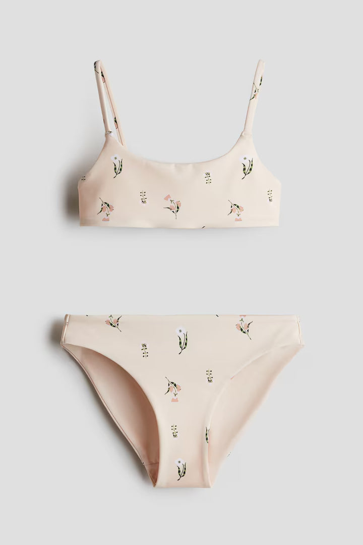 H&M Printed Two-Piece Swimsuit