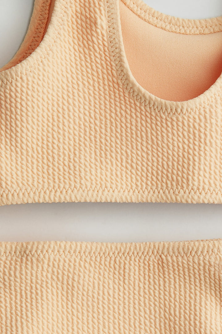 H&M Textured Two-Piece Swimsuit