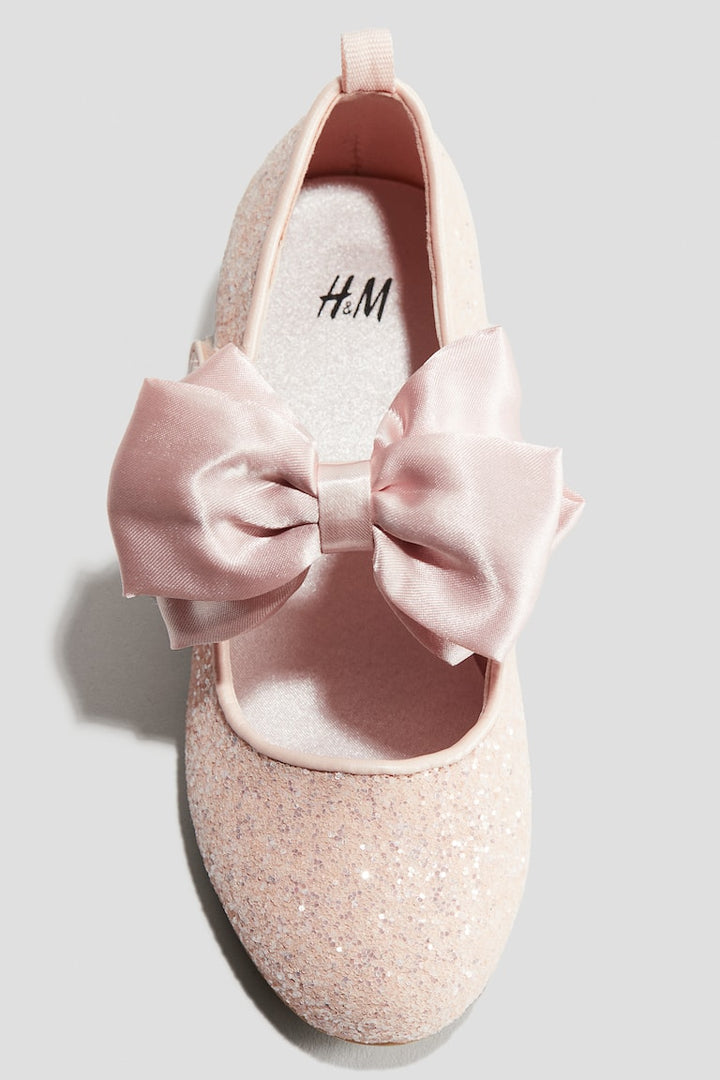 H&M Bow-Detail Ballet Shoes