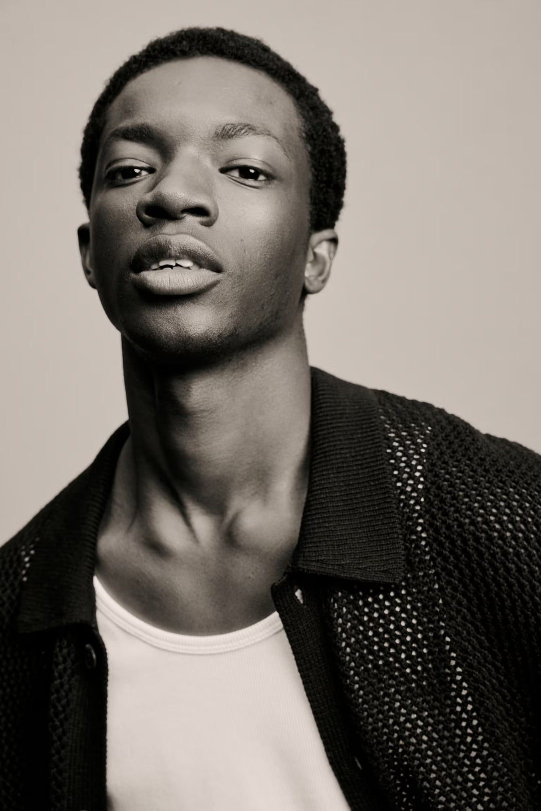 H&M Regular Fit Pointelle-Knit Shirt