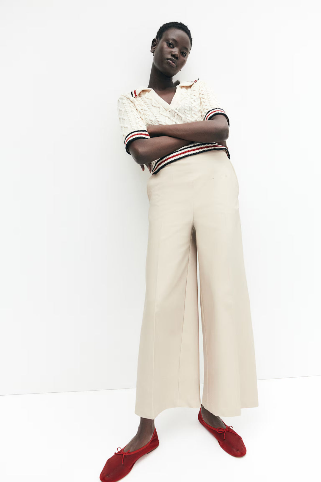 H&M Culottes with Waist Darts