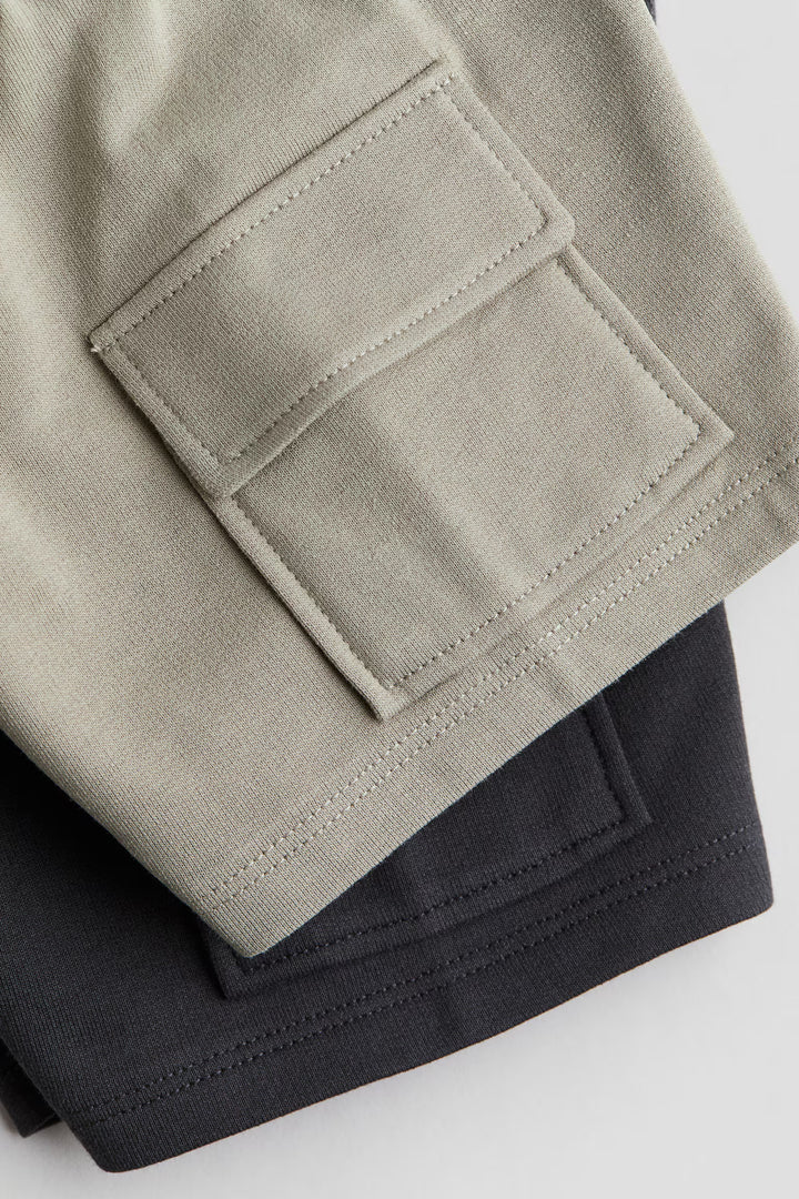 H&M 2-pack Cargo Sweatshorts