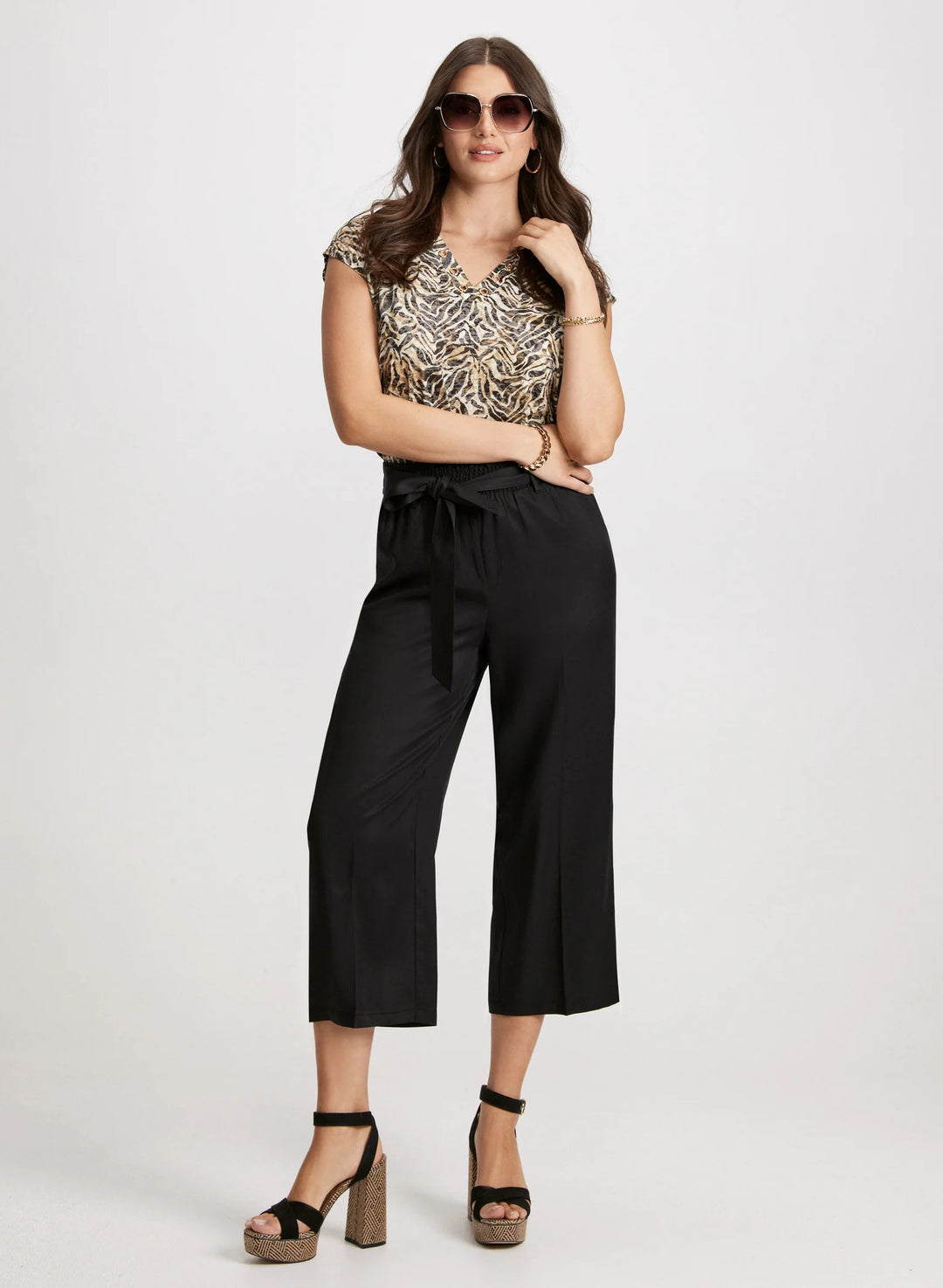LAURA Pull-On Tencel Capris