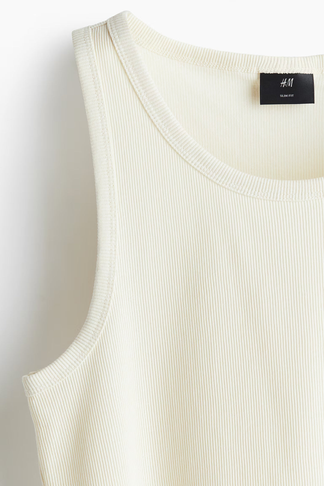 H&M Slim Fit Ribbed Tank Top