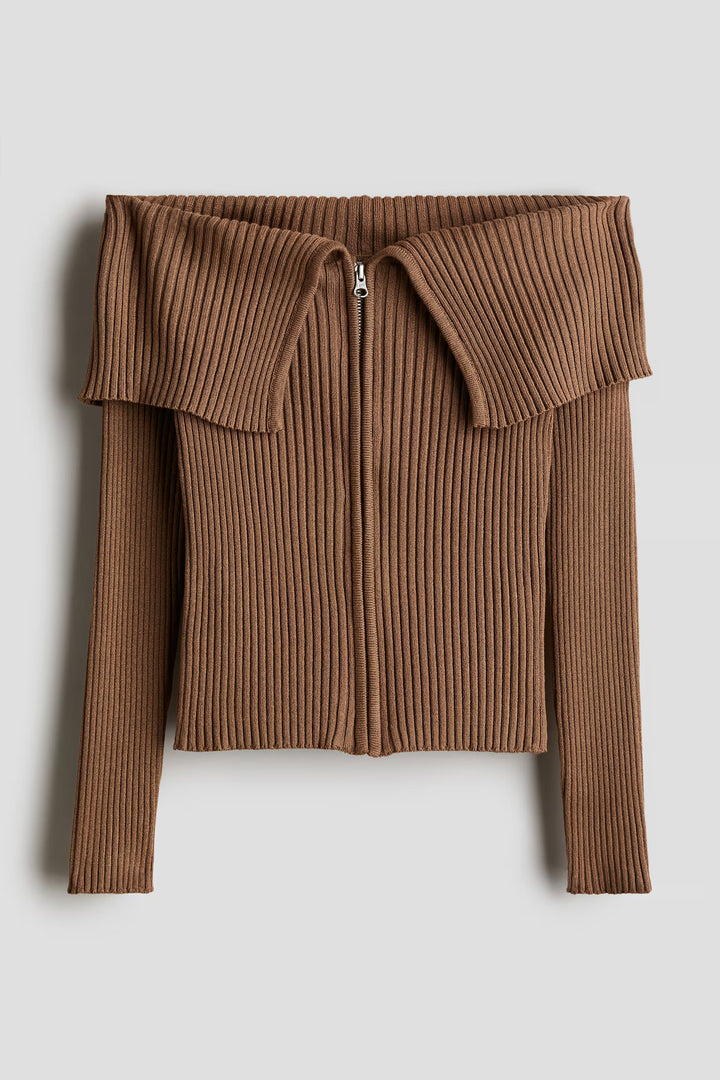 H&M Off-the-Shoulder Cardigan