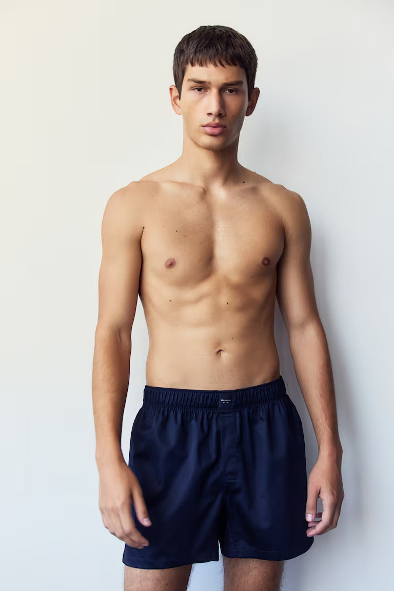 H&M 2-pack Woven Cotton Sateen Boxer Shorts