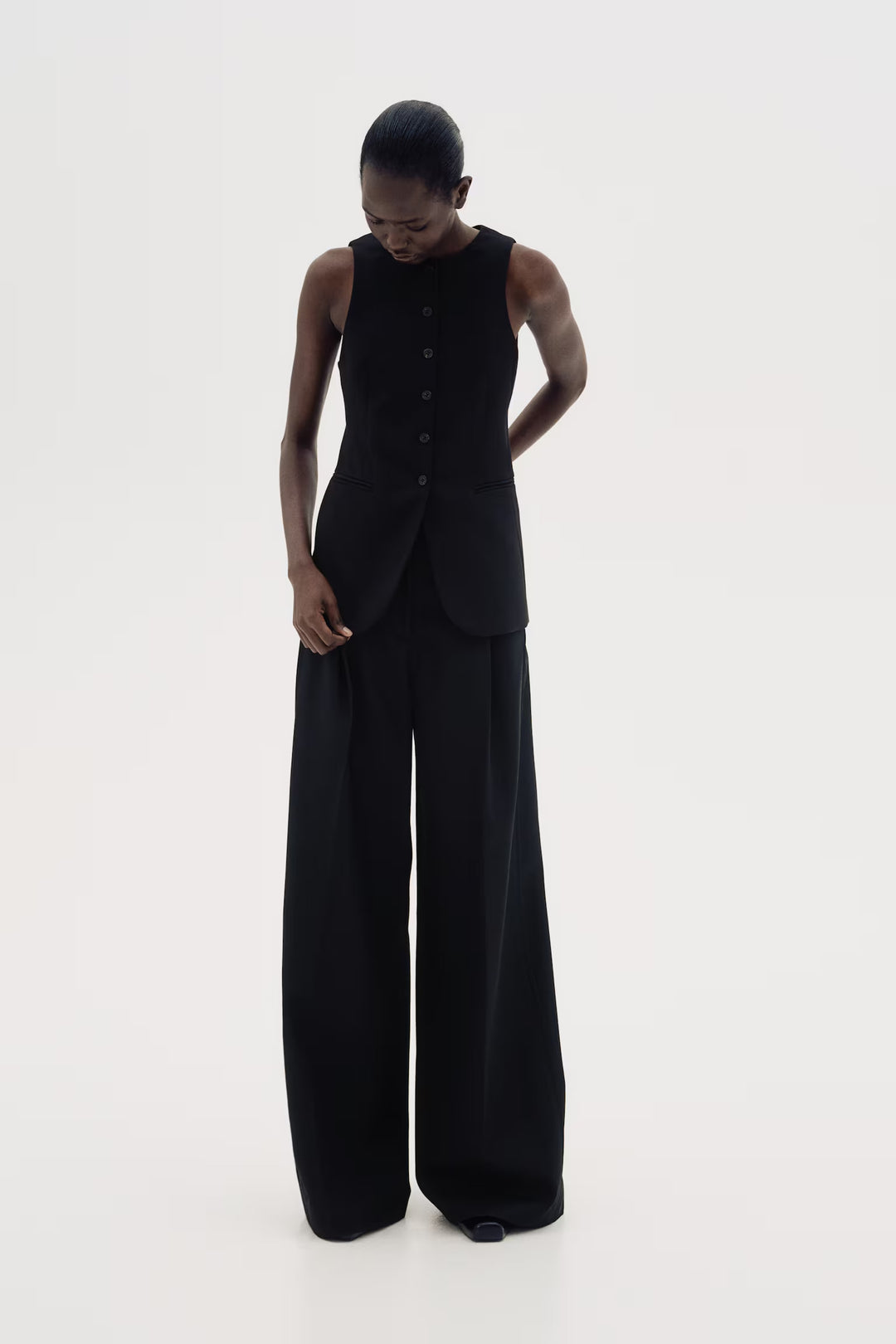 H&M Long Suit Vest