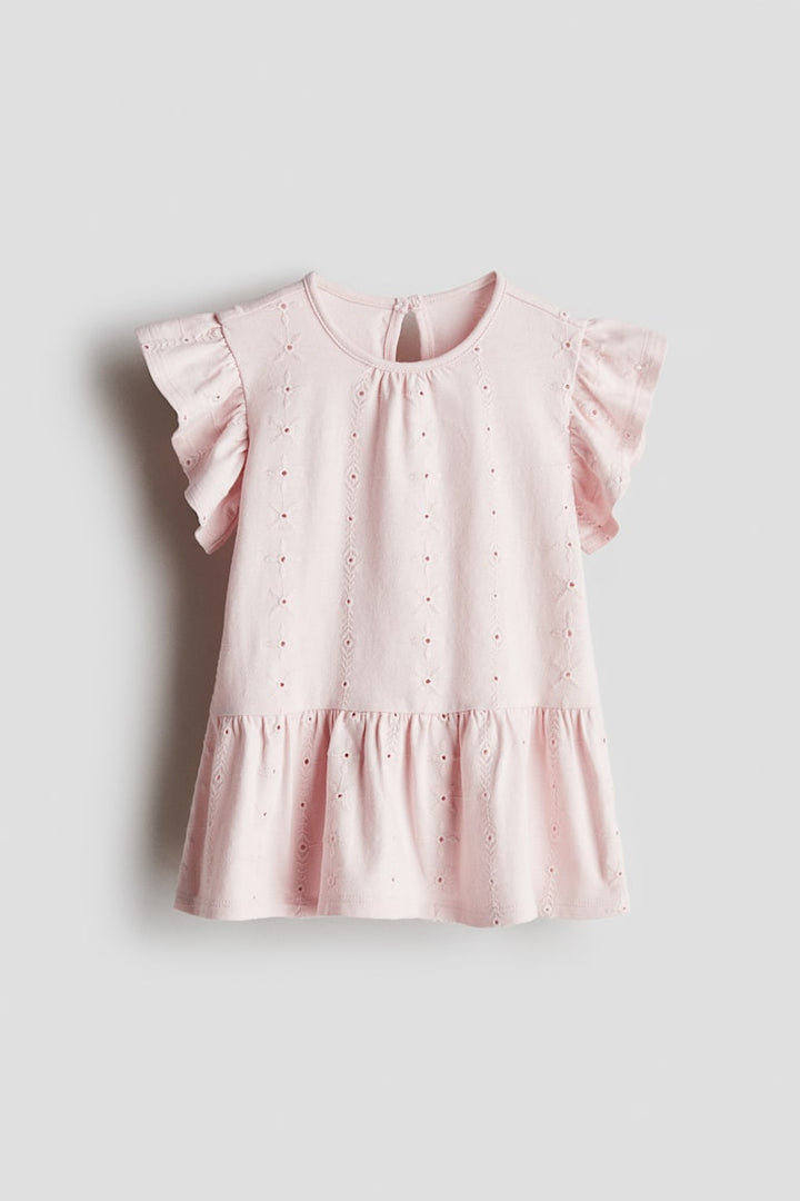 H&M Eyelet-Embroidered Dress