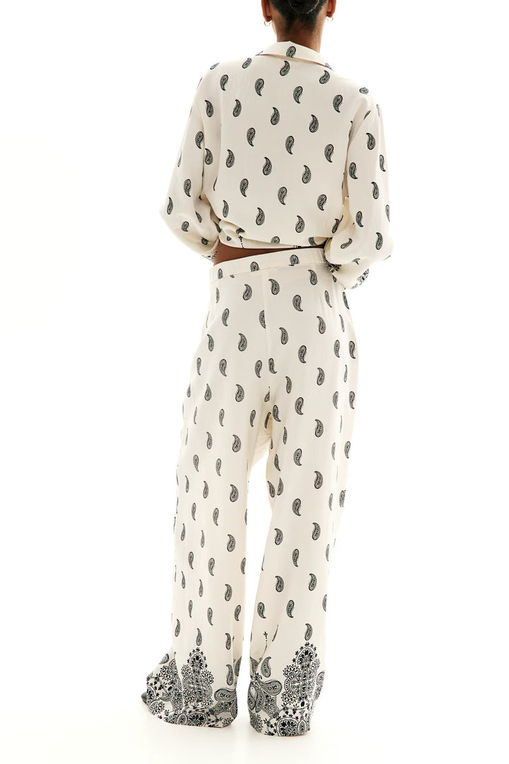 H&M Patterned Twill Pants