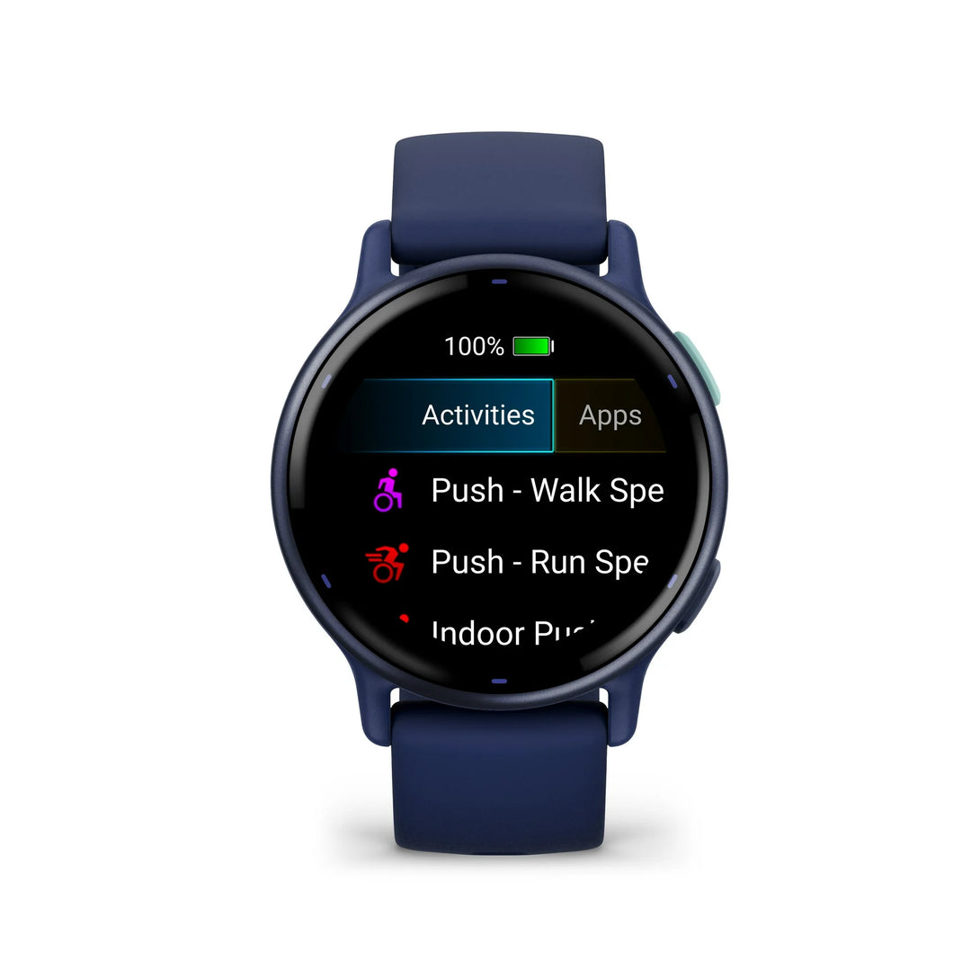 Garmin vivoactive® 5, Health and Fitness GPS Smartwatch, AMOLED Display, Up To 11 Days Of Battery, Navy
