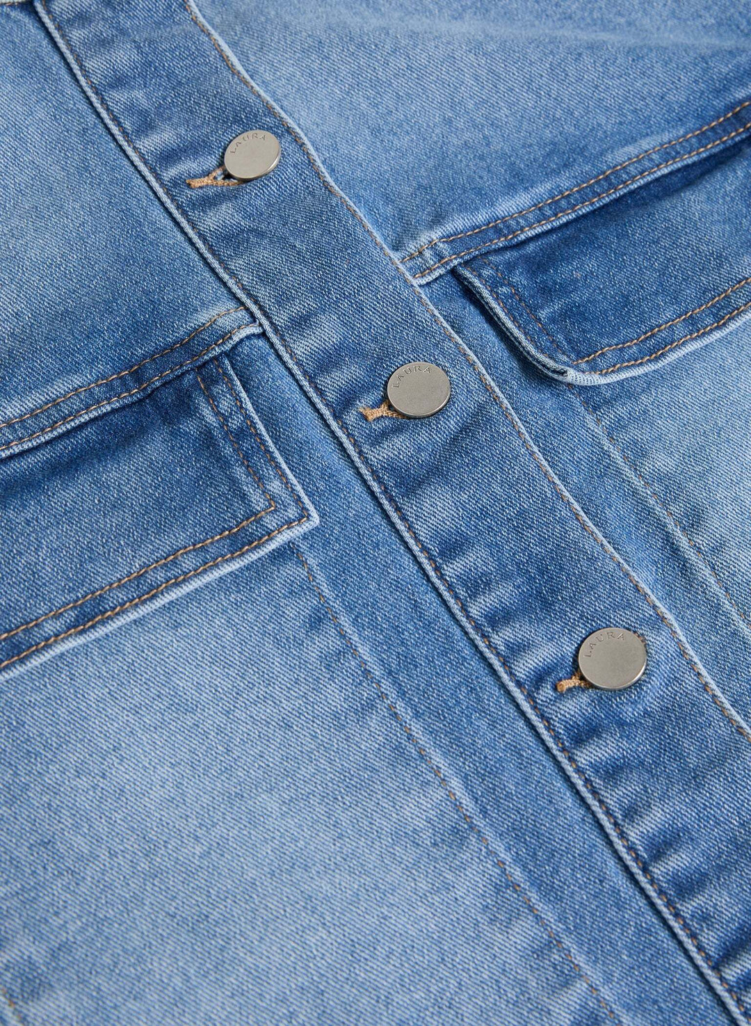 LAURA Cargo Pocket Denim Jacket