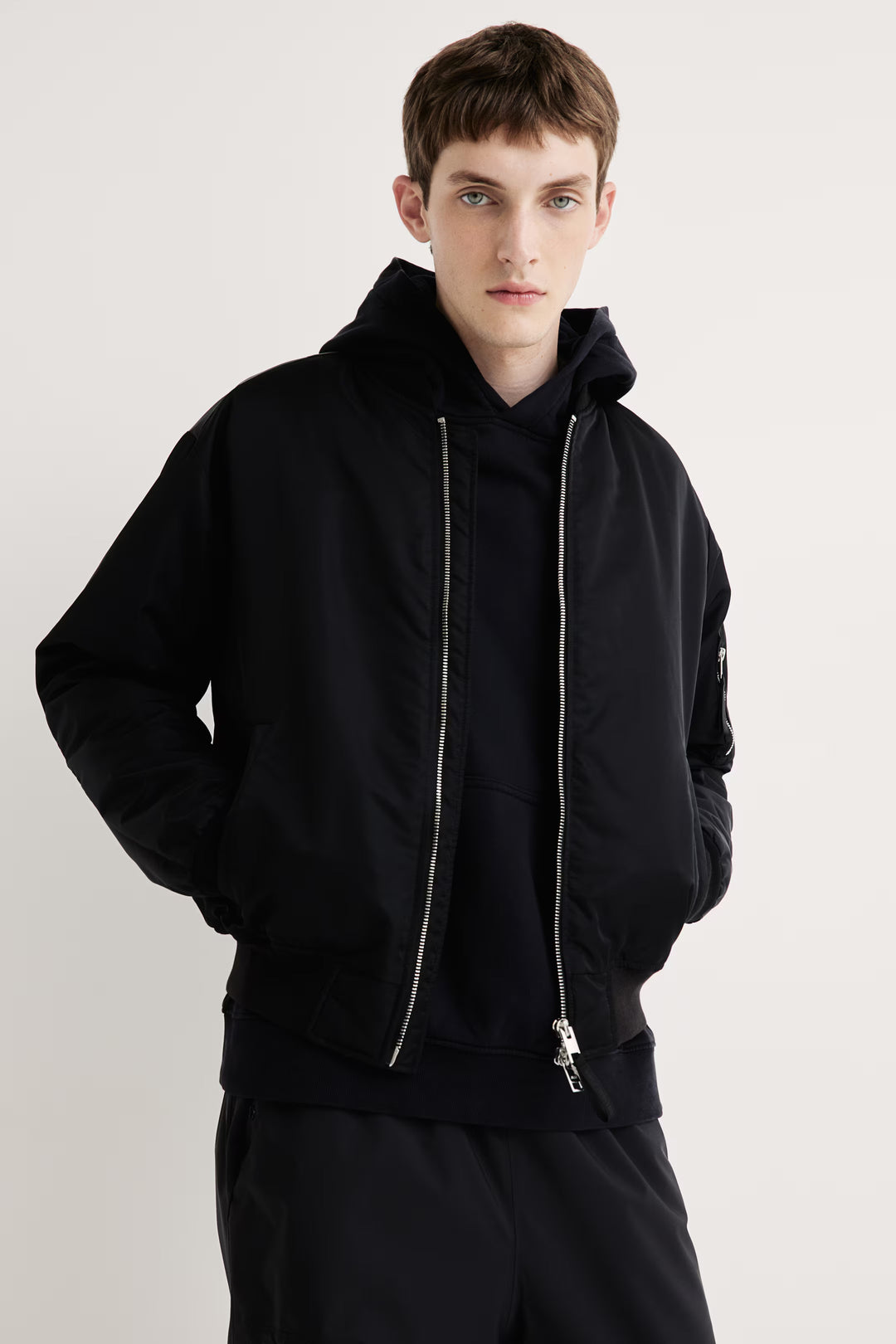 H&M Loose Fit Washed Hoodie
