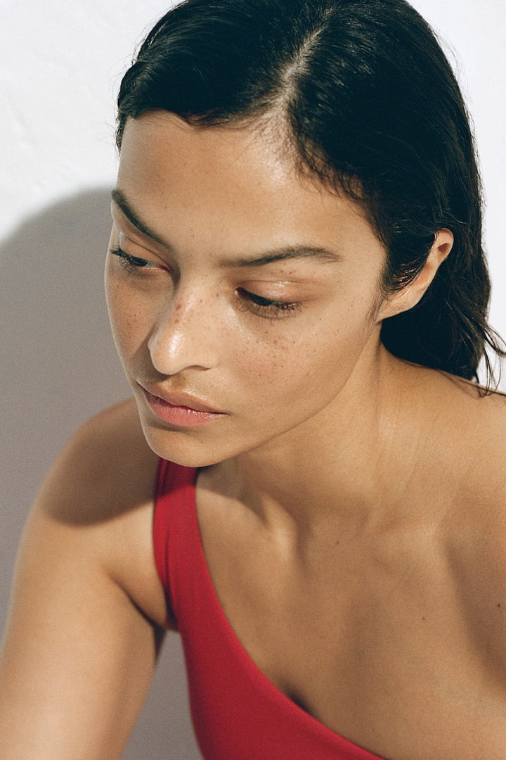 H&M Light Shape One-Shoulder Swimsuit