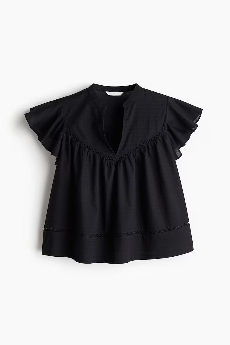 H&M Dobby-Weave Blouse