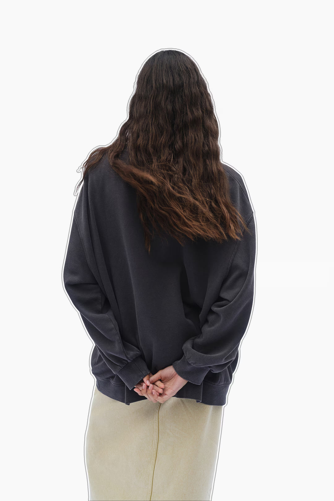 H&M Oversized Printed Sweatshirt