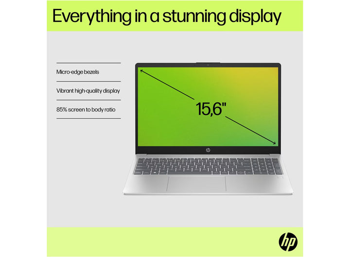 HP 15-fd1004ca Laptop with 12 months Microsoft 365 Personal and dual-mode wireless mouse