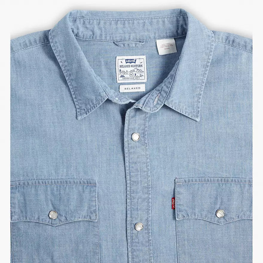 Levi's Short Sleeve Relaxed Fit Western Shirt