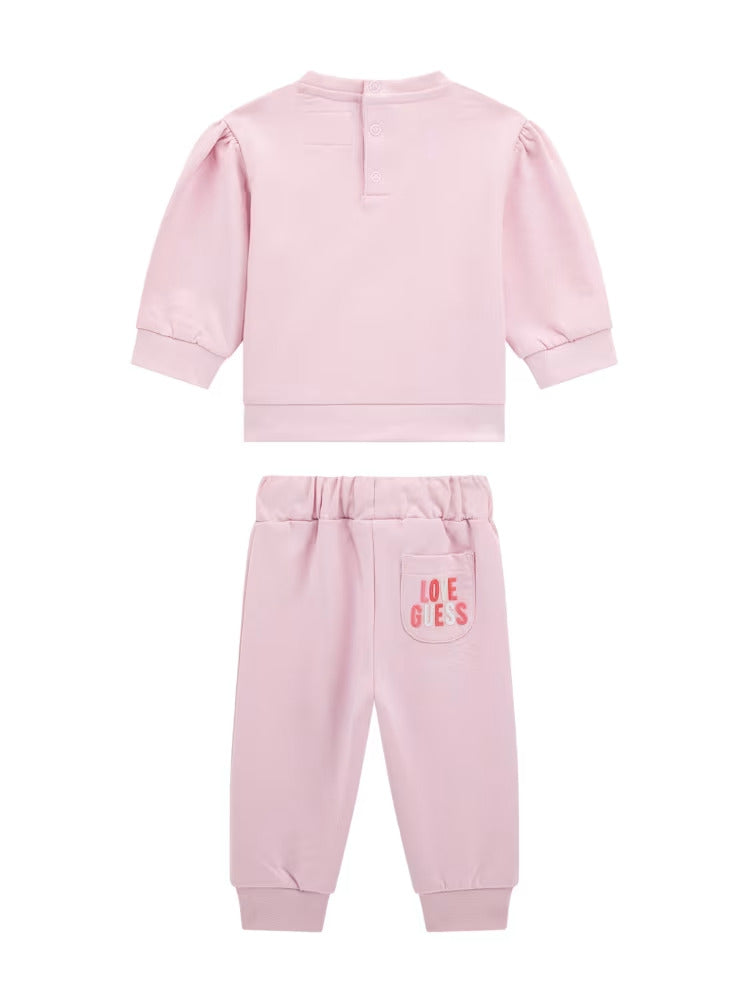 Guess Love Sweatshirt and Pants Set (0-24M)