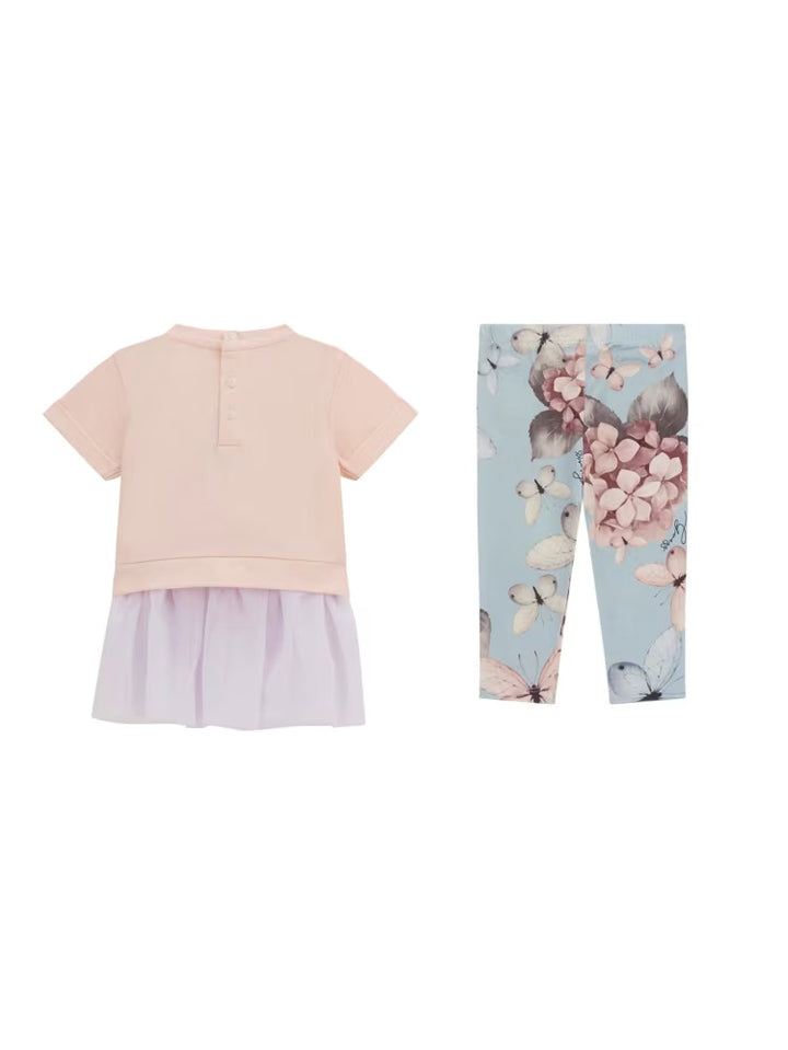 Guess Butterfly Tee and Leggings Set