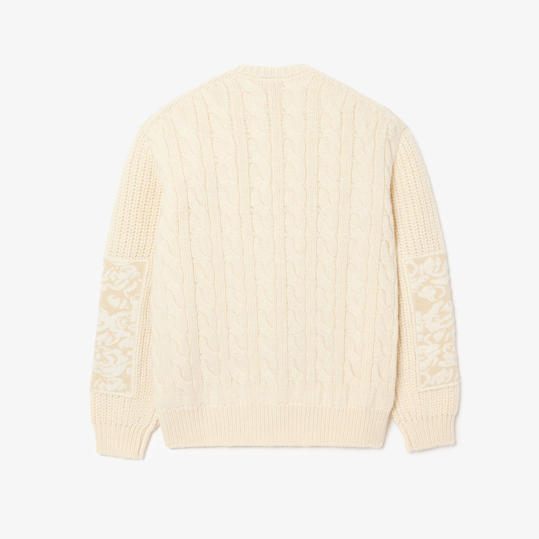 Lacoste Unisex Embroidery Collection Patchwork Sweater