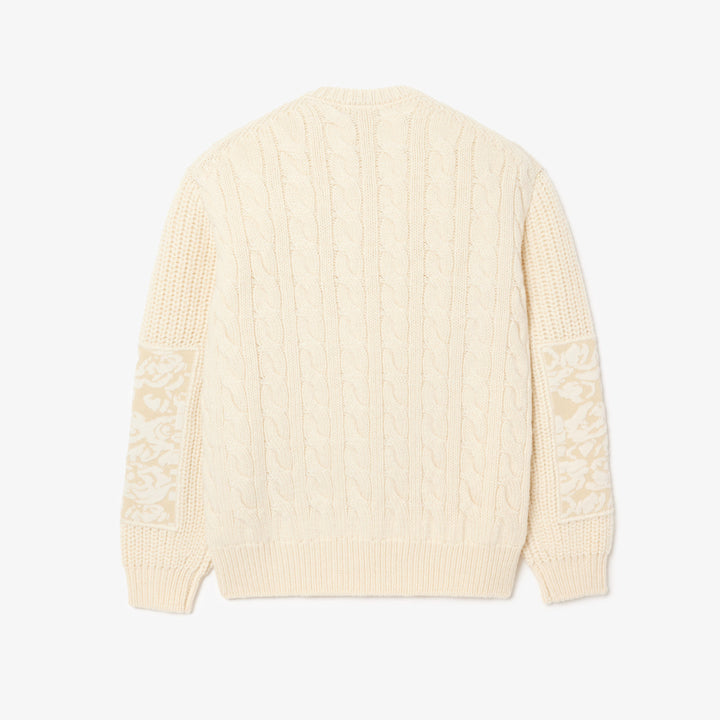 Lacoste Unisex Embroidery Collection Patchwork Sweater
