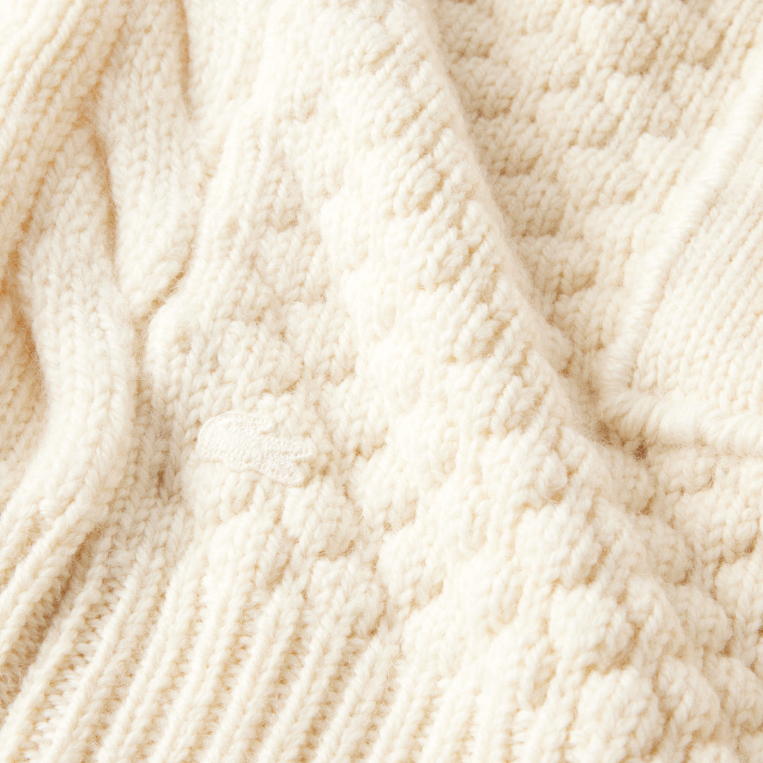 Lacoste Unisex Embroidery Collection Patchwork Sweater