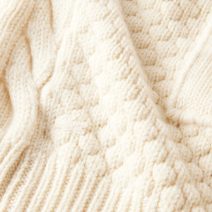 Lacoste Unisex Embroidery Collection Patchwork Sweater