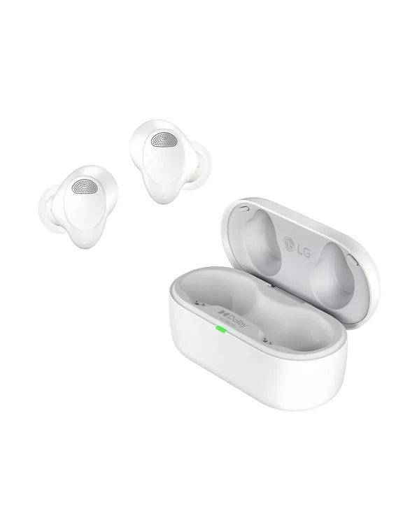 LG T80S Wireless Bluetooth Earbuds LG TONE Free® with Dolby Atmos®, White