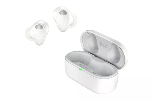 LG T80S Wireless Bluetooth Earbuds LG TONE Free® with Dolby Atmos®, White