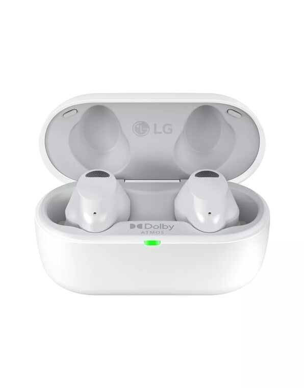 LG T80S Wireless Bluetooth Earbuds LG TONE Free® with Dolby Atmos®, White