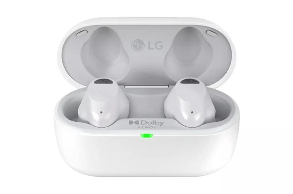 LG T80S Wireless Bluetooth Earbuds LG TONE Free® with Dolby Atmos®, White