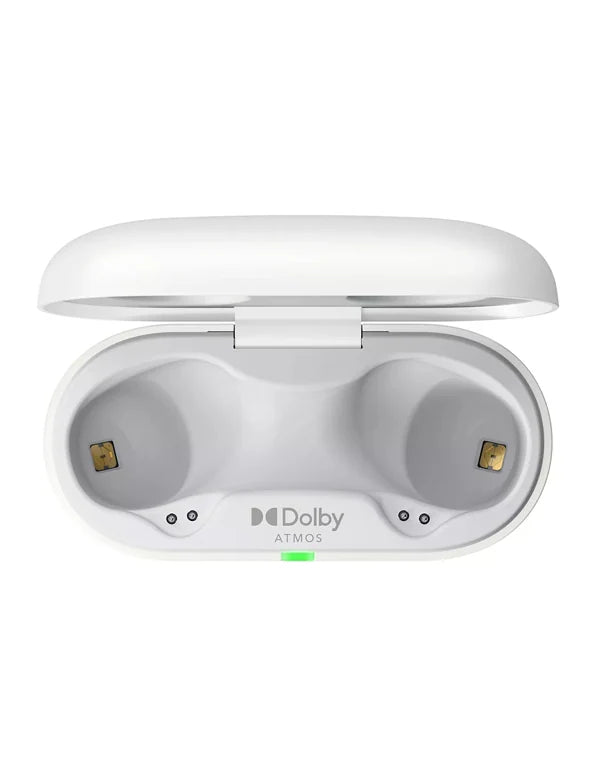 LG T80S Wireless Bluetooth Earbuds LG TONE Free® with Dolby Atmos®, White