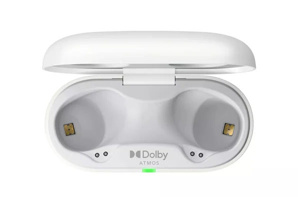 LG T80S Wireless Bluetooth Earbuds LG TONE Free® with Dolby Atmos®, White