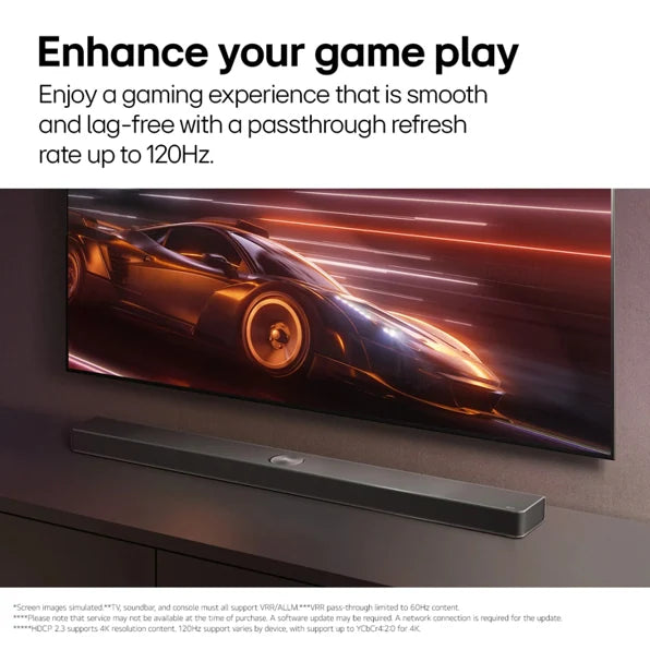 LG S70TY S70TY LG Soundbar for TV with Dolby Atmos® 3.1.1 channel