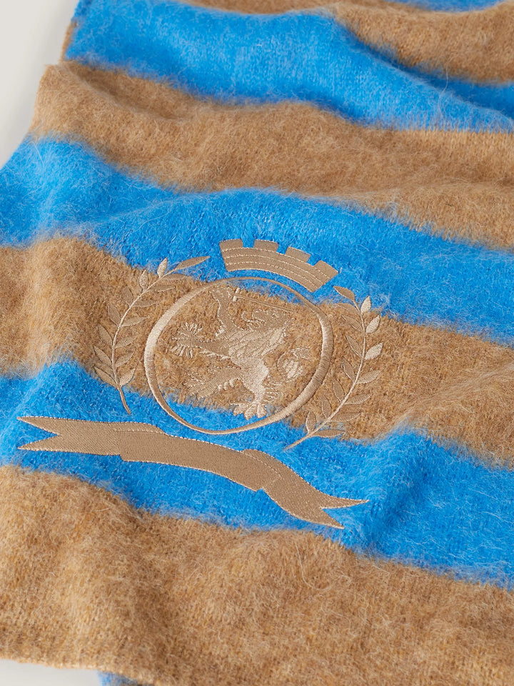 Tommy Hilfiger Rugby Stripe Crest Scarf