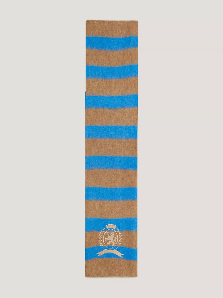 Tommy Hilfiger Rugby Stripe Crest Scarf