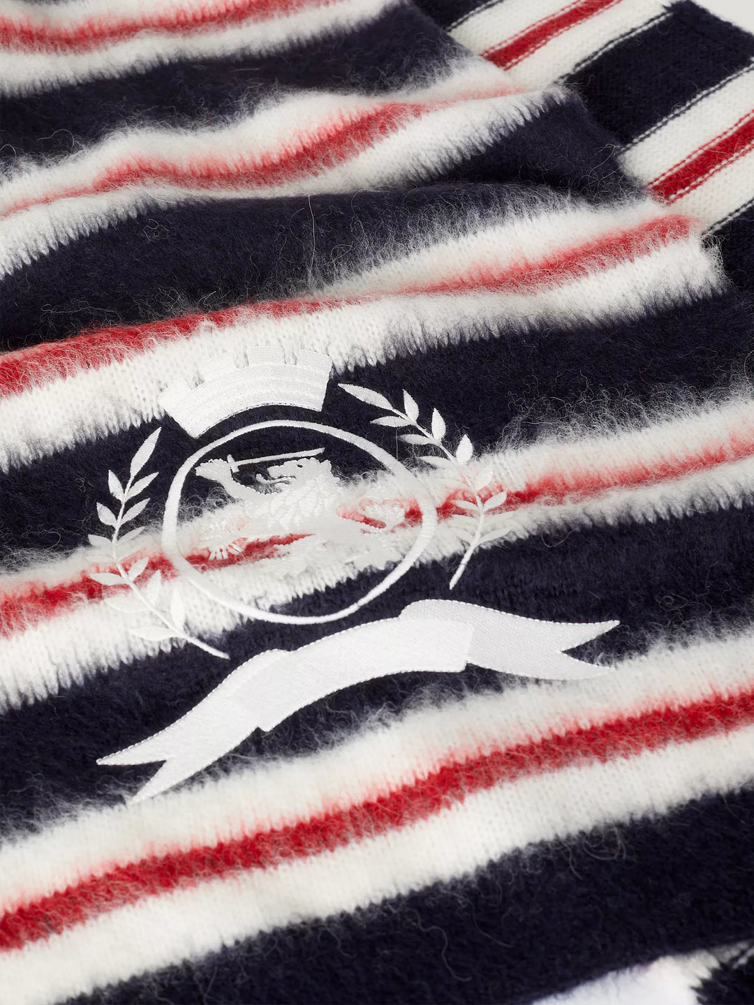 Tommy Hilfiger Rugby Stripe Crest Scarf