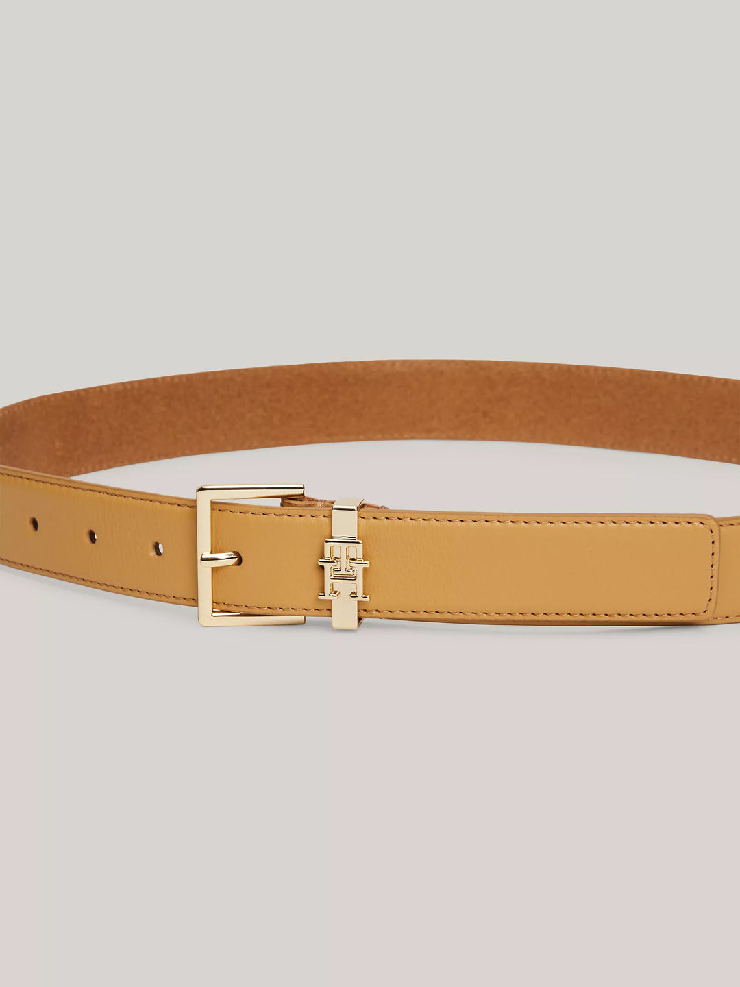 Tommy Hilfiger TH Logo Leather Belt