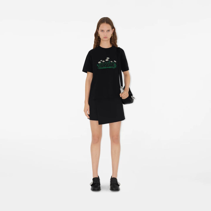 Burberry Daisy Logo Cotton T-shirt