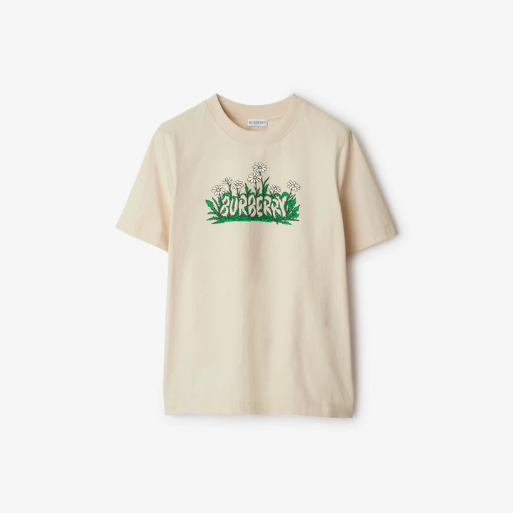 Burberry Daisy Logo Cotton T-shirt