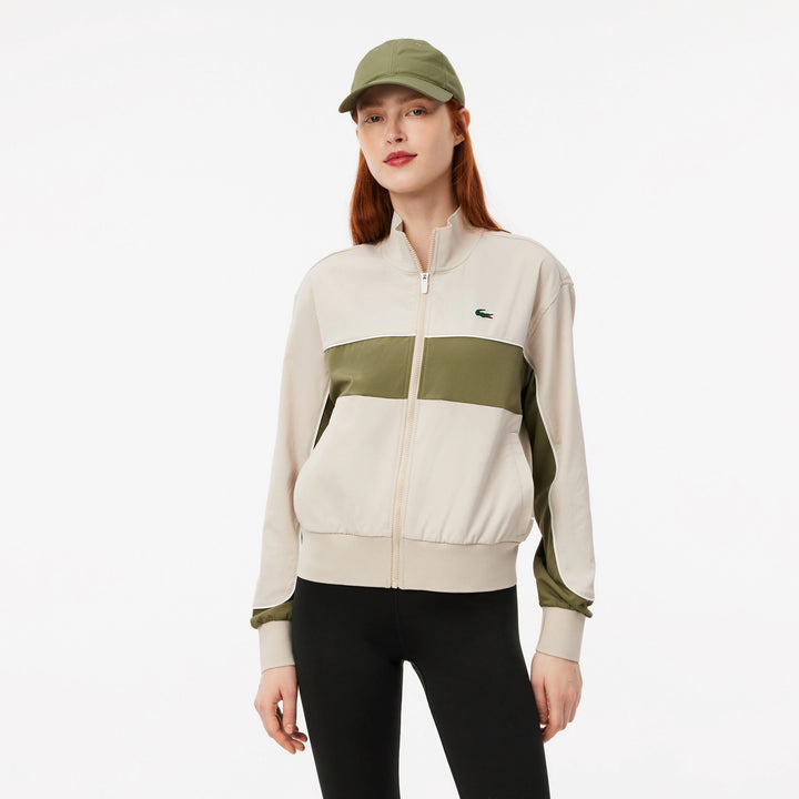 Lacoste Women's Ultra Dry Colorblock Stretch Tennis Jacket