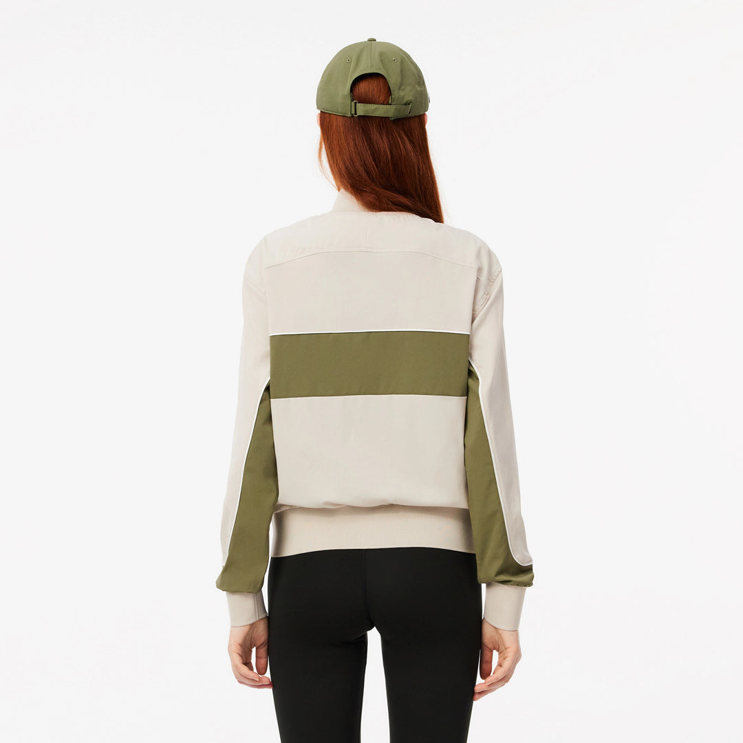Lacoste Women's Ultra Dry Colorblock Stretch Tennis Jacket