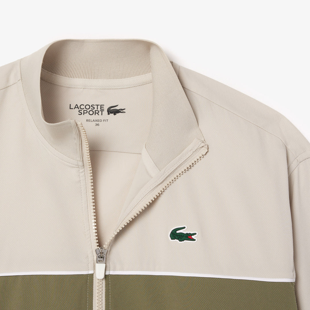 Lacoste Women's Ultra Dry Colorblock Stretch Tennis Jacket